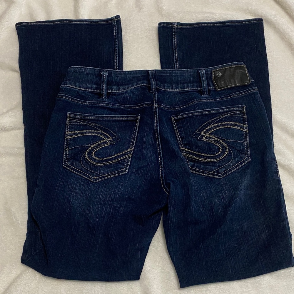 Silver Jeans Women's W30 L32 Deep Blue Boot Cut